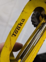Vintage 1960’s Tonka Mini Tonka Road Grader Missing Blade Pressed Steel Toy