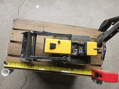 Vintage 1960s/70s Tonka Trencher Backhoe Loader Yellow Pressed Steel Toy