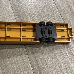 GLW Metal Models Engineering Series Semi Truck With Lights Sound Lowboy Trailer.
