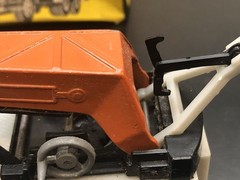 Buby #17 Fiat 697N Camion Construction Crane Toy Model Argentina Vintage Rare