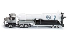 NEW SIKU 1614 BLISTER PACK Scania Low Loader with Space Rocket Diecast Model