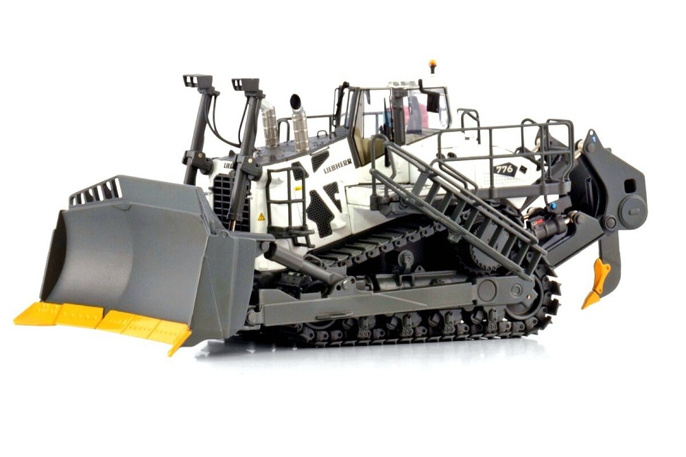 Liebherr PR776 Mining Dozer with Ripper White WSI 1:50 Scale Model #64-2015 New