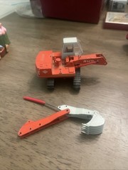 Rare MODELL Excavator #277 Construction Equipment Model Diecast Toy …parts Or