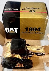 NORSCOT 1:64 CAT CATERPILLAR CHALLENGER 45 AGRICULTURAL TRACTOR GOLD RARE 1994