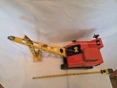 Rare Vintage Nylint Shovel Excavator Pressed Steel Toy 1960’s, Very Goood Condit