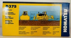 1:50 Komatsu D375 Bulldozer & Ripper White 1 of 400 59-0218 By First Gear