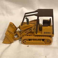 Vintage NZG Case 855C Track Loader / Crawler bucket 1/35