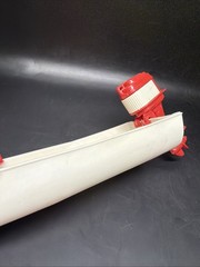 1960 ‘s Andy Gard Plastic 8″ Red And White Motorboat Outboard Motor Tonka