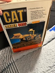 Vintage 1987 New Bright CAT 992 Front End Loader in unopened original package