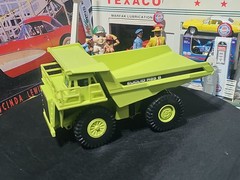 VINTAGE Joal Compact 1:50 Die Cast Euclid R85 B Dump Truck Green VERY NICE