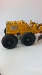 Vintage Hubley 474 Kiddie Road Grater Cast Iron Toy Yellow 6 Wheel 1950s-60s