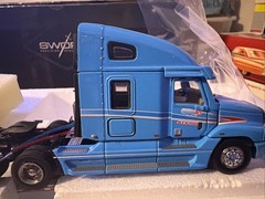 Freightliner Century Tractor w East Flat Bed Trailer «ATS» 1/50 Sword #SW2062ATS