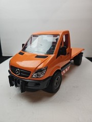 Bruder Mercedes Dump Truck 2006 Orange Construction Vehicle Tipping Body