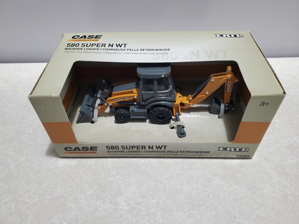 Ertl 1/50 Case Construction 580 Super N WT Backhoe/Loader-NEW!