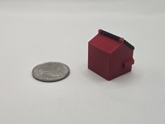 1/87 Scale 8 Yard Dumpster in Red