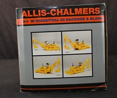 SpecCast 1/16 Allis-Chalmers HD-3 Industrial 60 Backhoe & Blade Diecast SCT-277