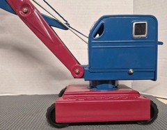 VTG Soviet-Era AZLK Large Metal Toy Excavator NOS W/ Original Box/Papers C Notes