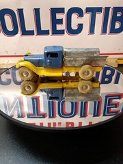 Antique 1920/30s KILGORE Cast Iron,Rubber Tires,Tin Dump Body Toy Dumptruck