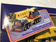 Vintage SIKU HYDRAULIC CRANE TRUCK Die-Cast Metal Toy 1:55 Scale W.-GERMANY new