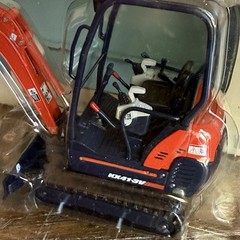 Kubota Miniature Model 1/24 KX-41-3V Excavator EXTREME DETAIL – DIECAST METAL