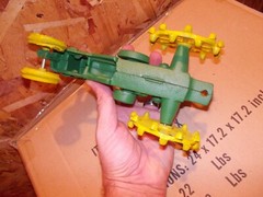 John Deere GP tractor VINTAGE Cast Iron Toy 1/16 Original