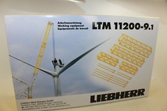NZG 732 3 Liebherr 36 m LTM 11200 Lattice Boom Tip 1:50 NEW in Original Box Tip