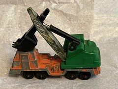 VTG 1960’s TOOTSIETOY 8 WHEEL DIE CASTE 1:64 STEAM SHOVEL TRUCK LITTLE TOUGHS