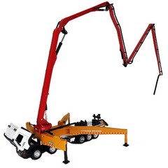 Concrete Pump Truck 1:50 Scale Toy Construction Truck Model Diecast Boys Toys