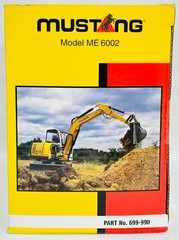 Mustang Model ME 6002 Compact Excavator By DCP 1/25th Scale