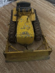 Vintage Reuhl Caterpillar D7 Bulldozer Die Cast Toy Working Blade Original USA