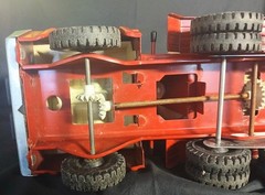 Vtg 1960s Tonka Gas Turbine Cement Mixer Truck #620 Red White NEAR MINT BEST