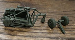 One HO 1/87 scale LeTourneau towed scraper! A Nelson Modelworks exclusive!!!