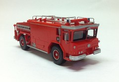 HO 1/87 WALTER YANKEE CB 3000 ARFF – Firetruck – Ready Made Resin Model