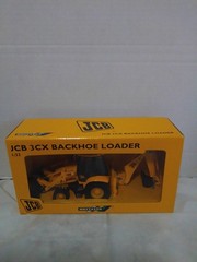 Britains JCB 3CX Backhoe Loader 1:32 Diecast Yellow Black Unopened Box