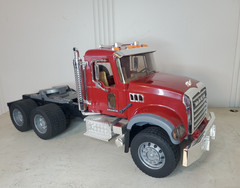 Bruder Mack Granite Red Semi Truck Cab Only 1:16 2007 Made in Germany