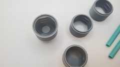 Custom 1/50 Scale Precast 48″ Manhole w/ 12″ Sewer Pipe