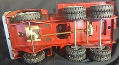 Vtg 1960s Tonka Gas Turbine Cement Mixer Truck #620 Red White NEAR MINT BEST