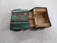 VINTAGE 1960’s TONKA JEEP PRESSED STEEL AQUA BLUE Old Rare 1960s truck