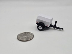 1/64 Scale Small Towable Generator in White