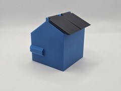 1/34 Scale 8 Yard Dumpster in Blue