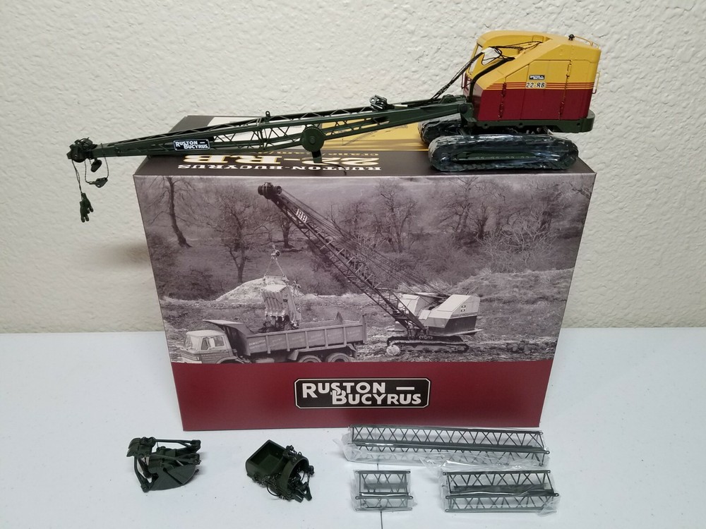Ruston-Bucyrus 22-RB Crane, Dragline Metal Tracks – EMD 1:50 Scale #T003.1 New