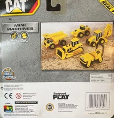 CAT Mini Machines – #34606 – Sealed with Some Edge Wear – Set of 4