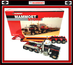 1/50 SWORD MAMMOET Peterbilt 389 w 3 axle lowboy Black / Red – FREE SHPPING !!!