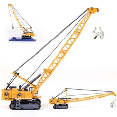 1:87 Scale Excavator Crane Diecast Toy Metal Construction Vehicle Model Figure