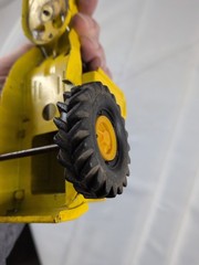 Vintage 1960’s Tonka Mini Tonka Road Grader Missing Blade Pressed Steel Toy