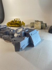 Komatsu D355A bulldozer Killdozer model kit 3d printed