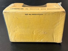 Vintage Caterpillar D6 Tractor with Bulldozer ERTL Scale Model New in Bubble Box