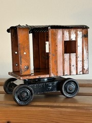 Structo Steam Shovel Vintage 1930s Pressed Steel Toy Original Great Parts!!!!