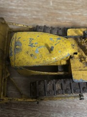 Vintage Reuhl Caterpillar D7 Bulldozer Die Cast Toy Working Blade Original USA