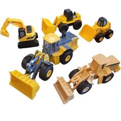 CAT & Deere 1 Diecast Construction Vehicles Lot – Loaders, Excavators, Yellow